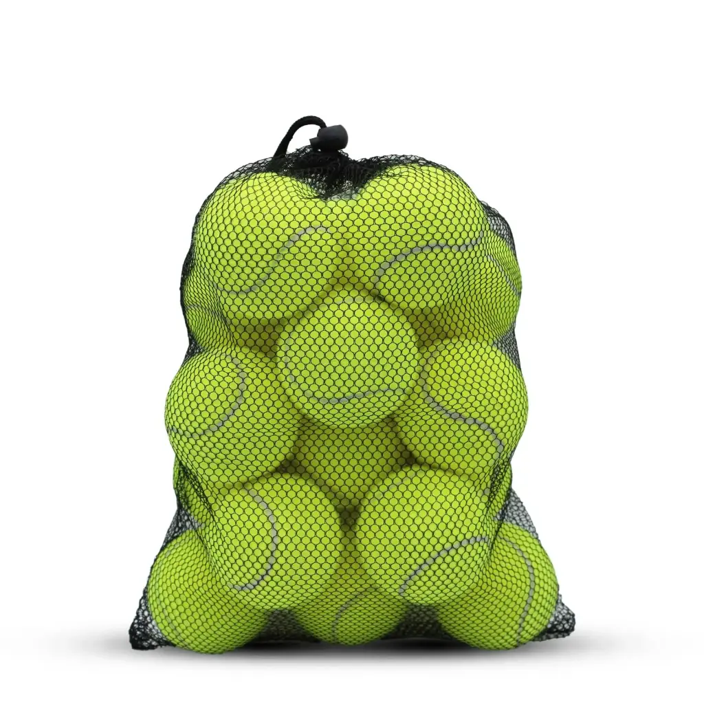 Pelotas De Tenis Para Perros Sportspet (paquete de 12) (tamaño mediano, 6,6 cm) (amarillas)