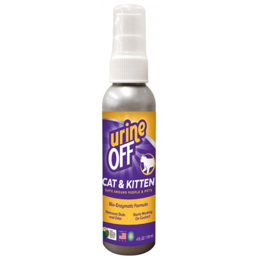 [UOCL4Z-CT-IN] Urine Off Cat & Kitten Hard Surface Spray 4Oz / 118Ml