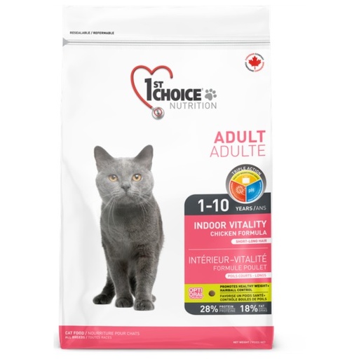1St Choice Cat Adult Indoor Vitality All Breeds