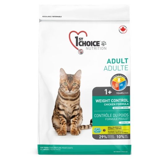 [PLB30] 1St Choice Cat Adult Weight Control All Breeds 2.72kg