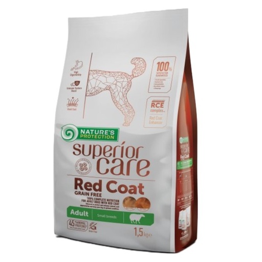 [4771317472328] Natures Protection Superior Care Red Coat Lamb Adult Small Breed 1.5Kg