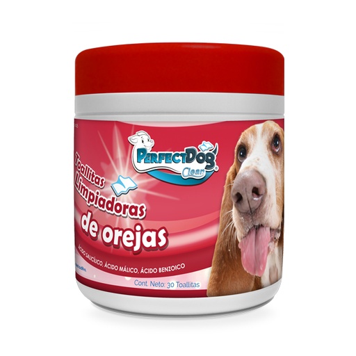 [7506345101028] Perfect Dog Clean Toallitas Limpiadoras De Orejas