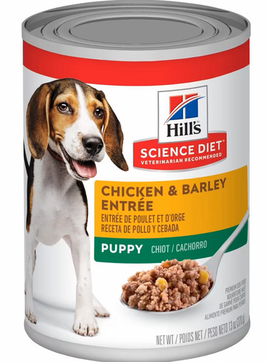 [PT-7565] Hill´s Science Diet Puppy Chicken & Barley Entrée Dog Food 370 Gr