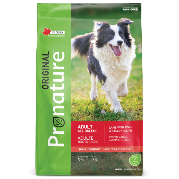 Pronature Dog Adult All Breeds Lamb, Peas & Barley
