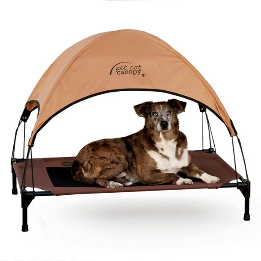 [100212984] K&H -PCC3042 Toldo para Cama para Mascota Beige Grande