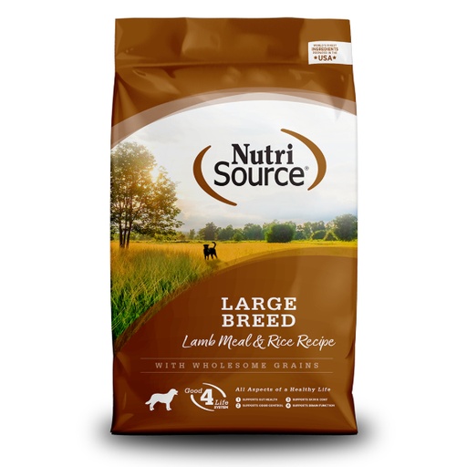 [26702] Nutrisource Large Breed Lamb Meal & Rice Recipe 11.79Kg