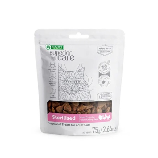 [47713] Natures Protection Superior Care Snack Sterilised For Adult Cats 75g