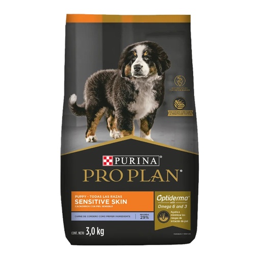 [7501072217073] Pro Plan Sensitive Skin Puppy Lamb Todas Las Razas 3Kg