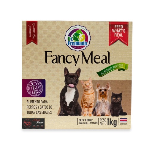 [7443023080384] Fancy Meal Meat Fusion ( Res, Cerdo, Pollo y Trucha) 1kg