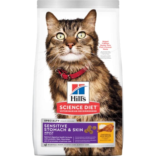 Hill´s Science Diet Adult Sensitive Stomach & Skin Cat Food 1.58 Kg