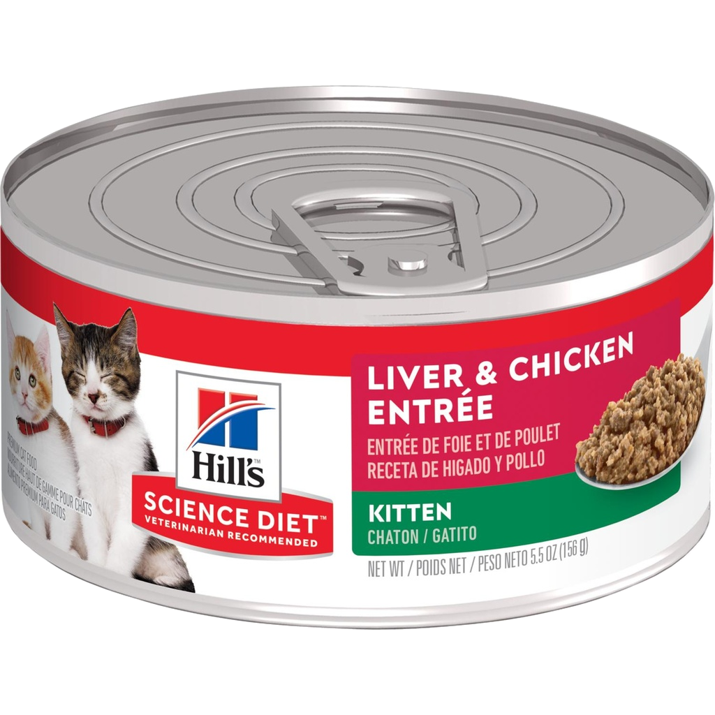 Hill´s Science Diet Kitten Liver & Chicken Entrée 155Gr