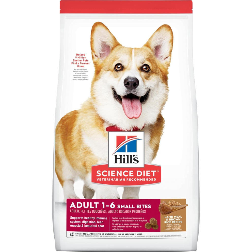Hill´s Science Diet Adult Small Bites Lamb Meal & Brown Rice Recipe Dog Food