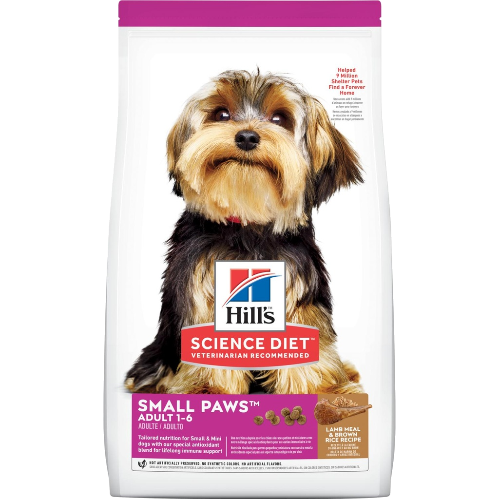 Hill´s Science Diet Adult Small Paws Lamb Meal & Brown Rice Recipe Dog Food 2.04Kg