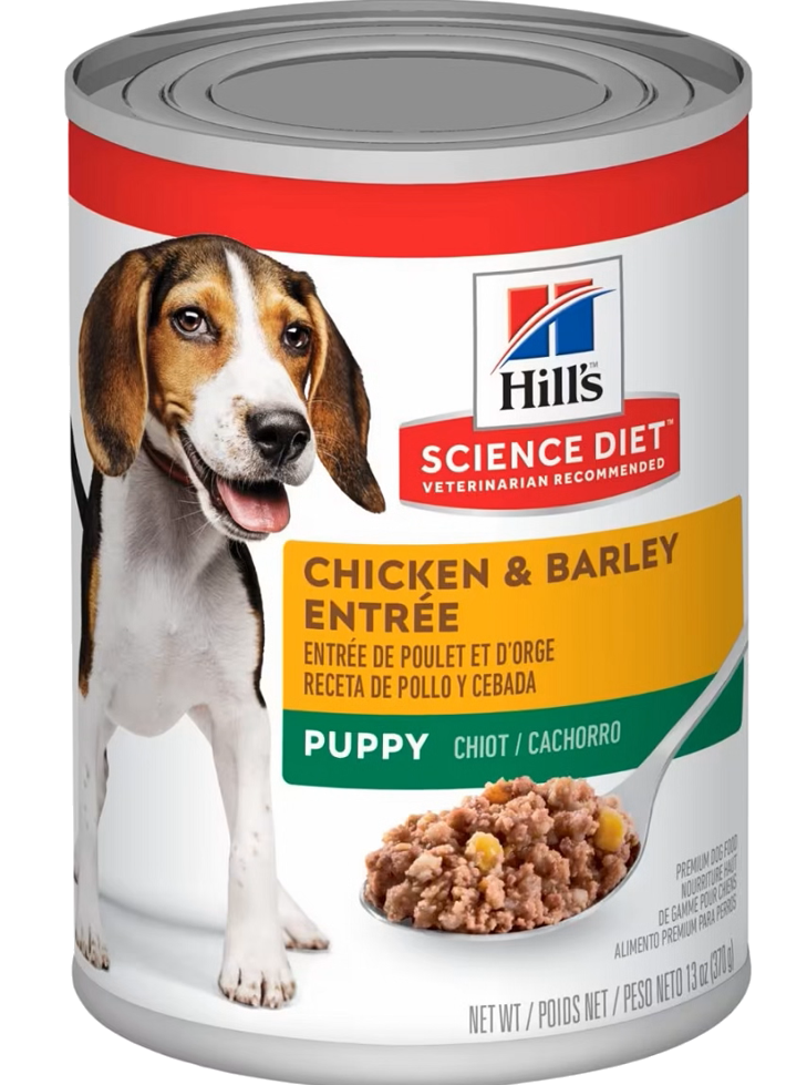 Hill´s Science Diet Puppy Chicken & Barley Entrée Dog Food 370 Gr