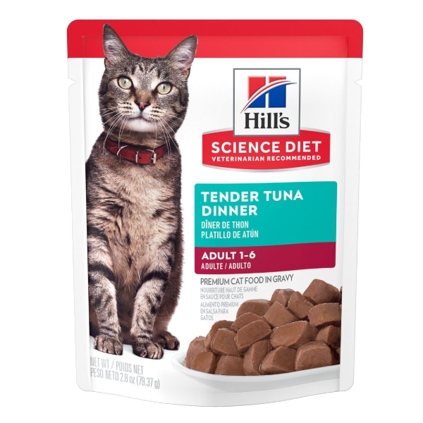 Hill´s -Science Diet  Feline  Pouche Adt Tuna Dinner  79.37 gr