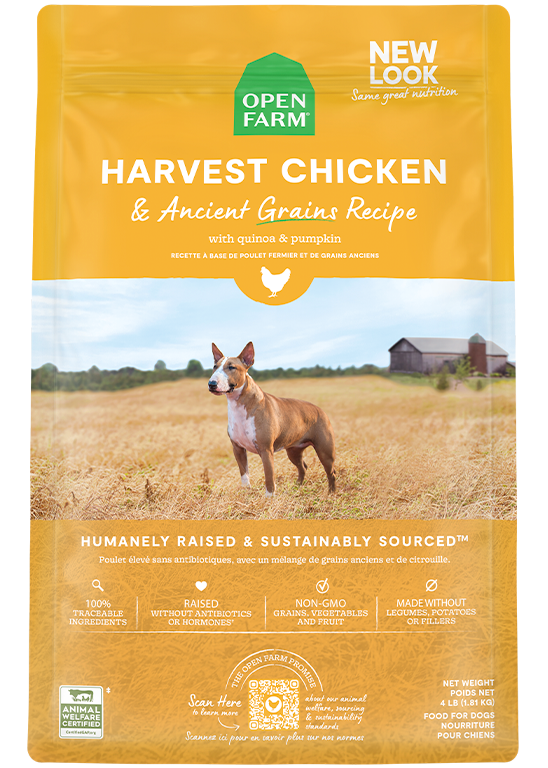 Harvest Chicken & Ancient Grains Kibble 4lb