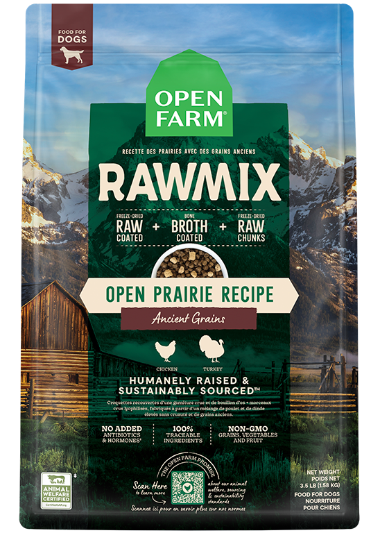 RawMix Open Prairie Ancient Grain Kibble 3.5lb