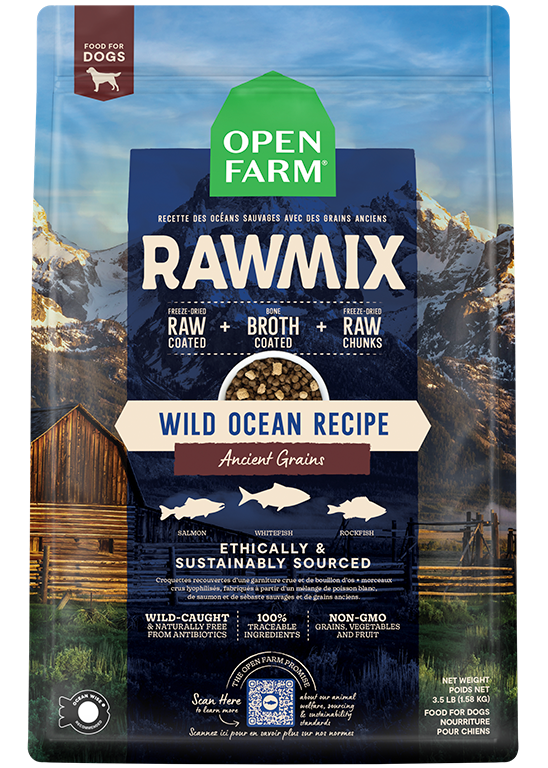 RawMix Wild Ocean Ancient Grain Kibble 3.5lb