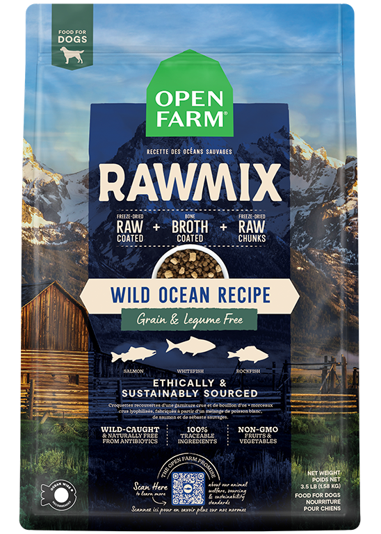 RawMix Wild Ocean Grain Free Kibble 3.5lb