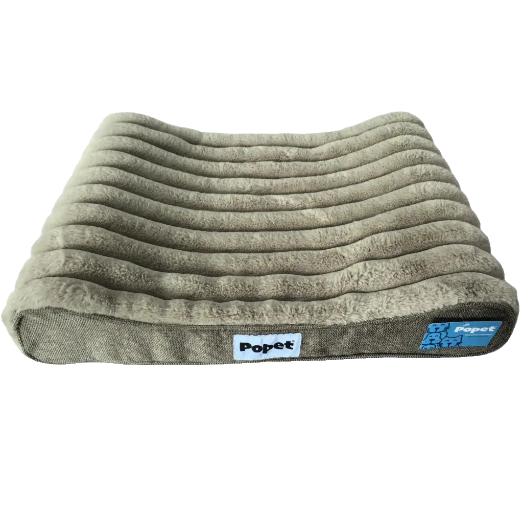 Popet Cama Curva Memory Foam Café 70x50x12