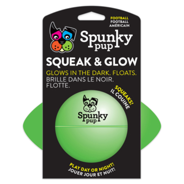 SpunkyPup -Squeak & Glow Football
