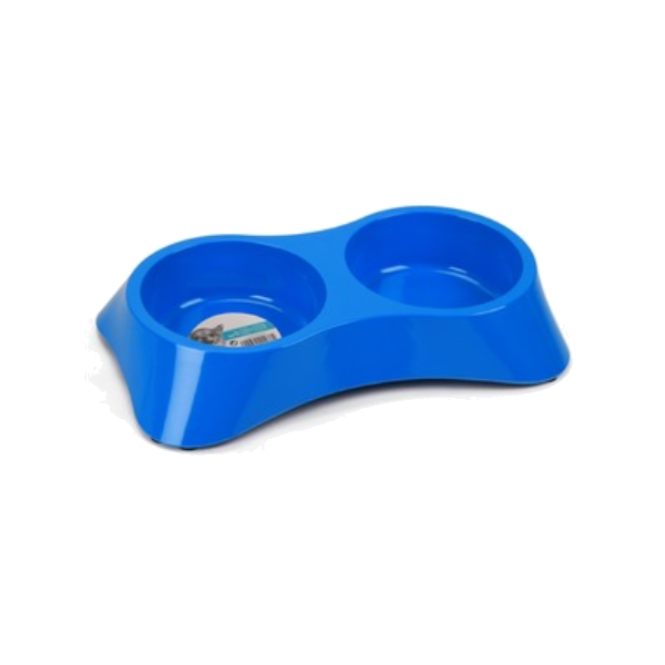 M-Pets Plato Melamina Doble 800ml
