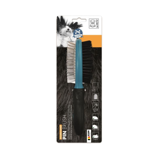 M-Pets Cepillo Pines Doble Lado