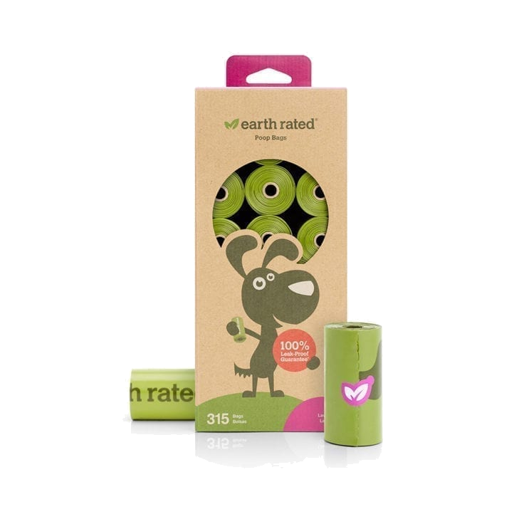 Earth Rated 315 Bags On 21 Refill Rolls - Lavender