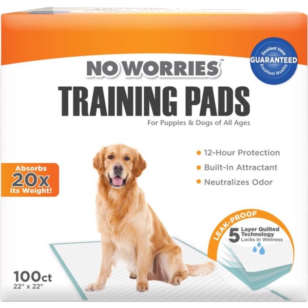 Four Paws No Worries Training Pads for Dogs 100 unds
