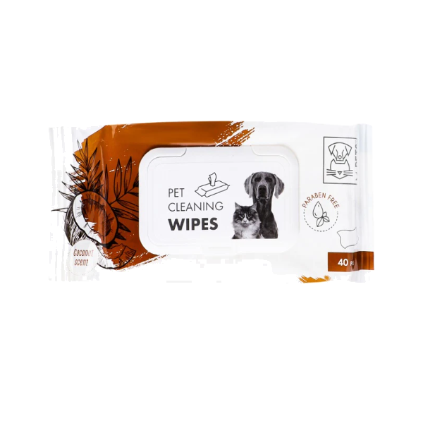 M-Pets Pet Cleaning Wipes Coco 40pc