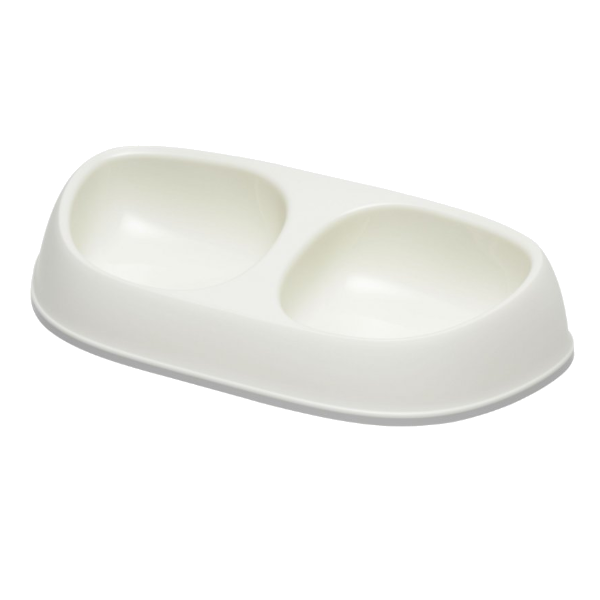 Moderna Plato Doble 2X200 Ml Blanco Mod Sensi