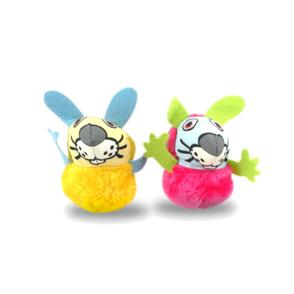Animal Planet Juguete Raton Amarillo Y Fucsia