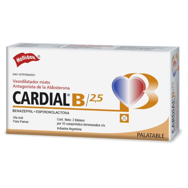Holliday Cardial B2.5mg (Por Blister)
