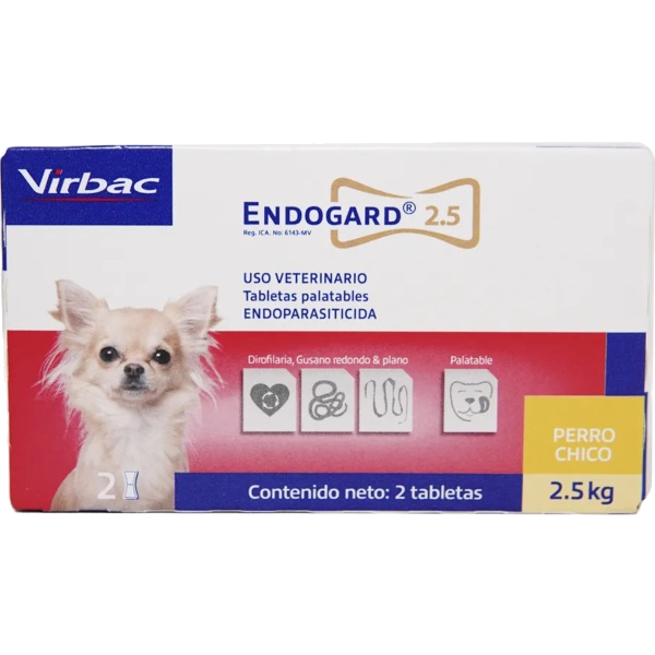 Virbac Endogard 2.5kg (Por Pastilla)