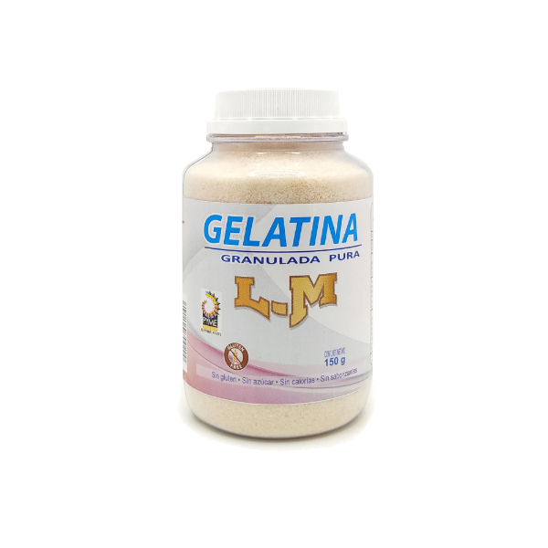Gelatina Granulada Sin Sabor 150g