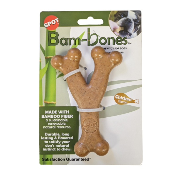 Juguete Bam-Bones Plus Hueso Pequeño Ref 54312 Sabor Pollo Spot