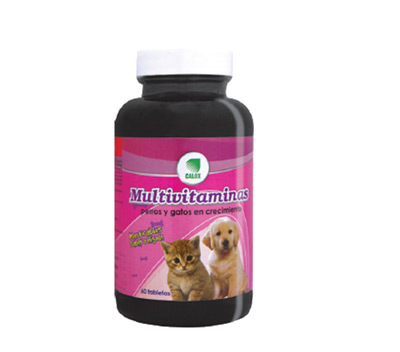 Calox -Multivitaminas Crecimiento Perros & Gatos