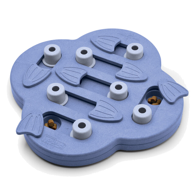 Outward Hound Dog Hide N' Slide Interactive Treat Puzzle Dog Toy, Purple