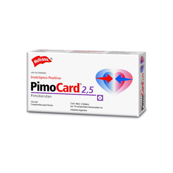 Holliday Pimocard 2.5mg (Por Blister)