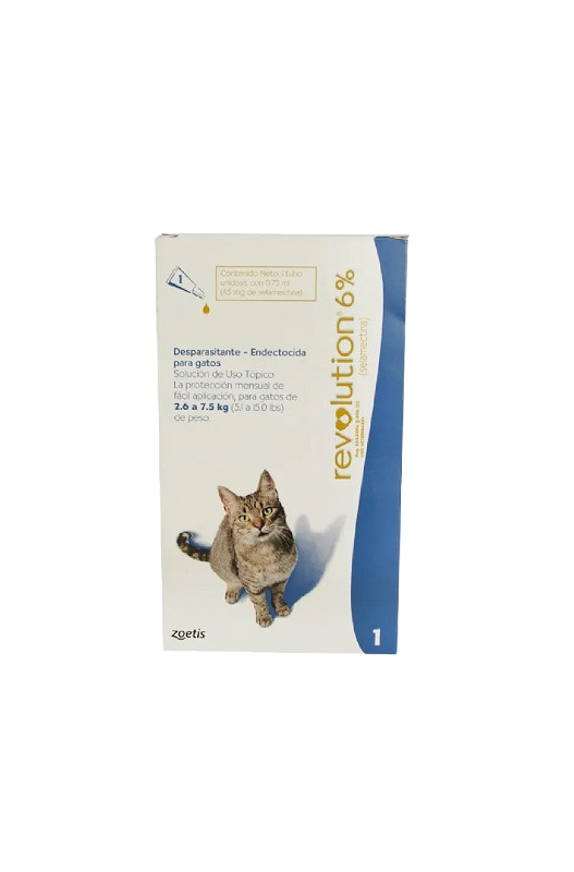 Zoetis Revolution 6% x 0.75Ml Gato (Azul)