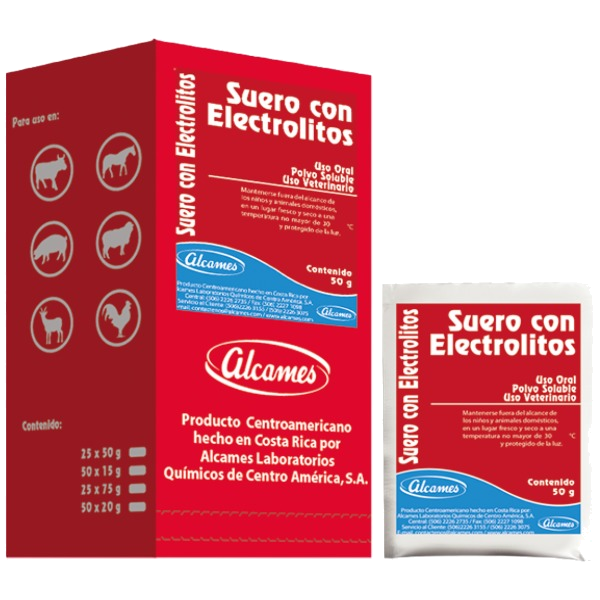 Alcames Suero Con Electrolitos 50g (Por Sobre)