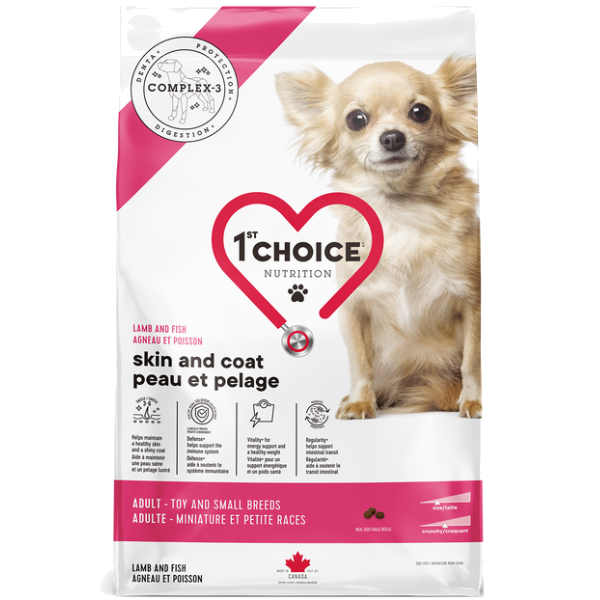 1St Choice Dog Adult Healthy Skin & Coat Toy & Small Breeds