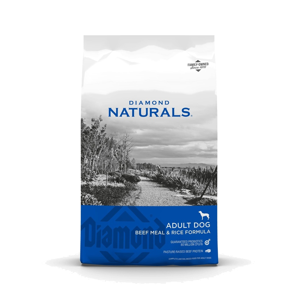 Diamond Naturals Adult Dog Beef Meal & Rice Formula 18.14Kg