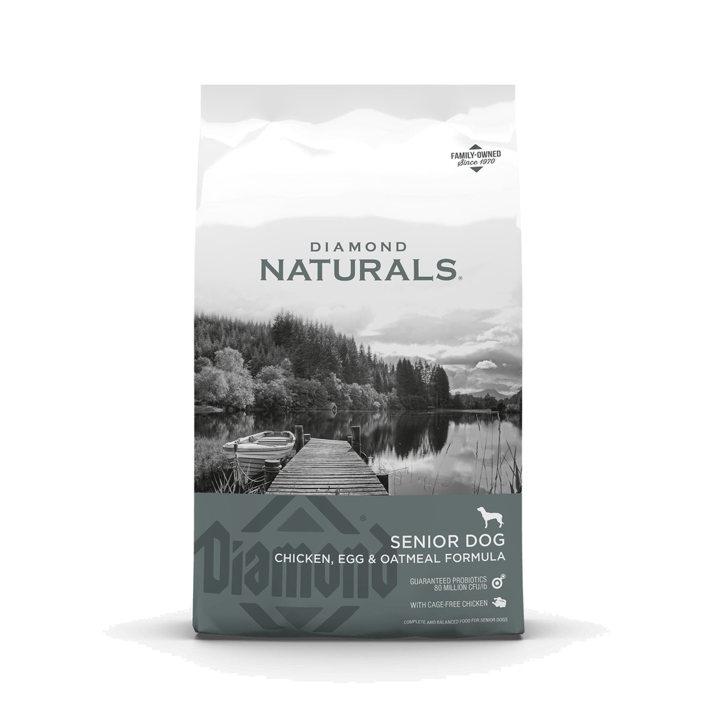Diamond Naturals Senior Dog Chicken, Egg & Oatmeal Formula
