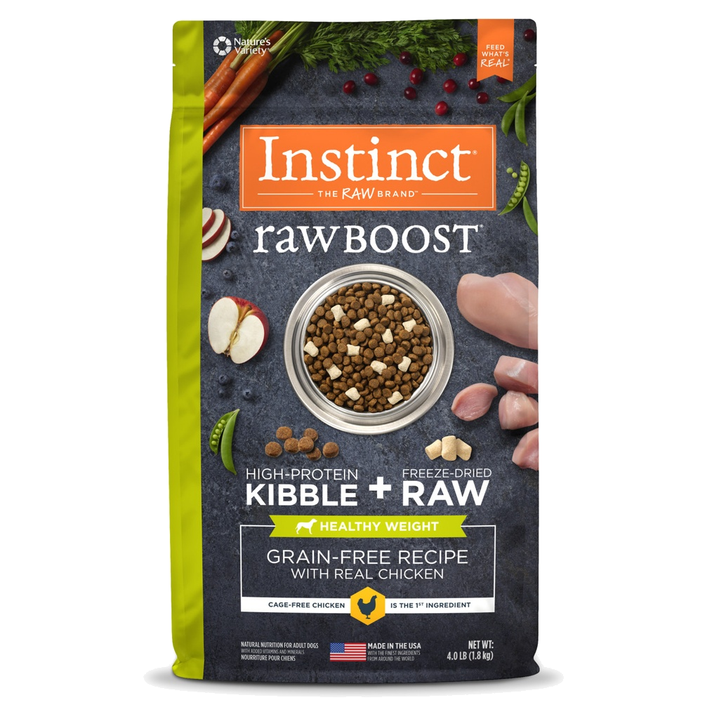 Instinct Dog Food Raw Boost Real Chicken Recipe Healthy Weight