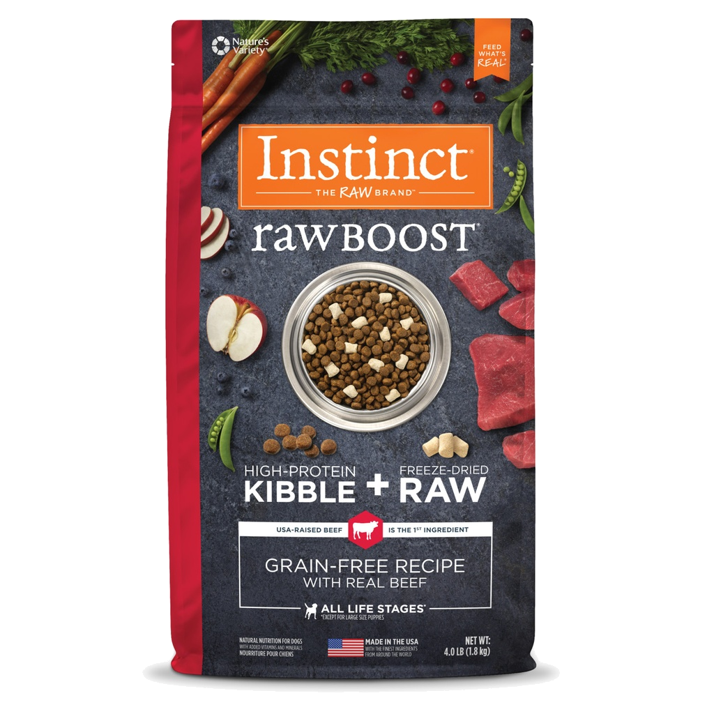 Instinct Dog Food Raw Boost Real Beef Recipe