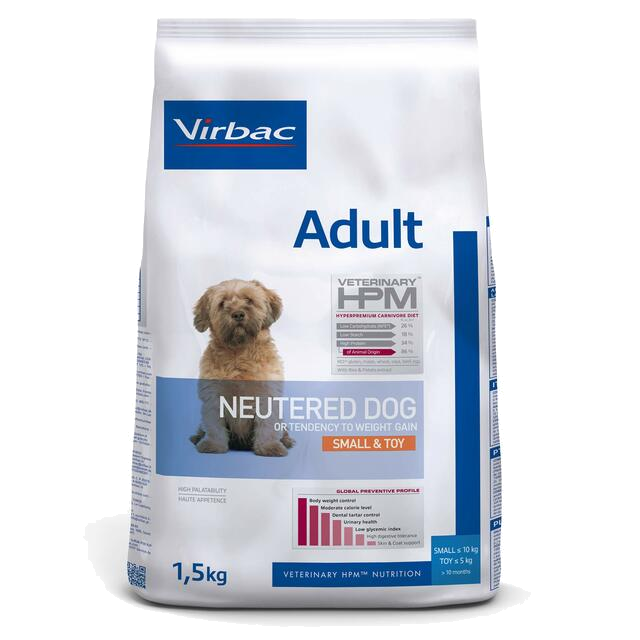 Virbac Veterinary Hpm Adult Neutered Dog Small & Toy