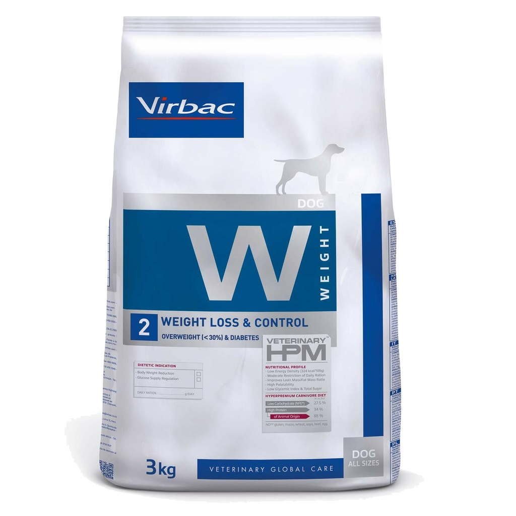 Virbac Veterinary Hpm Weight - W2 Weight Loss & Control Dog