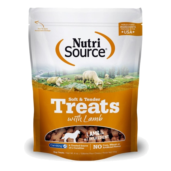 Nutrisource Soft & Tender Lamb Treats 179G