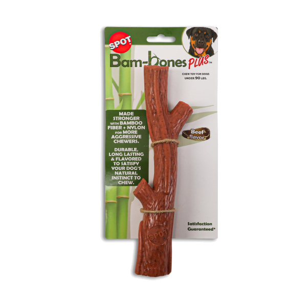 Juguete Bam-Bones Plus Rama Arbol Grande Sabor Carne